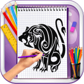 Learn to Draw Animal Tattoos Apk