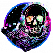 Galaxy Music Skull Keyboard Apk