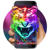 Colorful fire tiger keyboard Apk