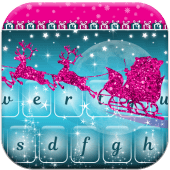 Christmas Eve with Santa Claus & Reindeer Keyboard Apk