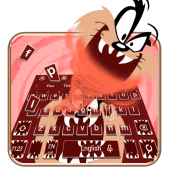 Brown Cartoon Devil Keyboard Theme? Apk