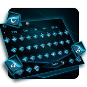 Classic Blue Black Business Keyboard Apk