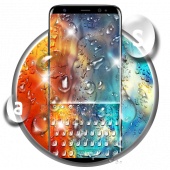 Glamorous Colorful Water Drop Keyboard Apk