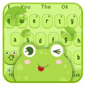 Cute Cartoon Frog Keyboard Theme Apk