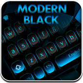 Modern Black blue Keyboard Apk