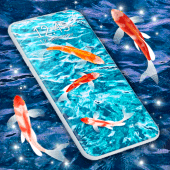 Fish 4K HD Koi Live Pond 3D Apk