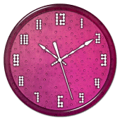 Pink Clock Live Wallpaper Apk