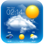 Transparent Clock&Weather Free Apk