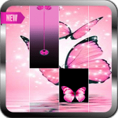 Cute Pink Butterfly Piano Tiles Apk