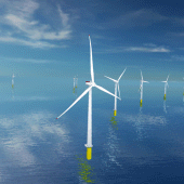 Coastal Wind Farm Wallpaper Apk