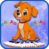 Piano Puppy Tiles Cute Dog Animal Songs Game Apk