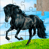 Horse Jigsaw Puzzles Game Kids Apk