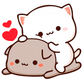 Mochi Peach Cat Stickers Apk