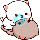 Animated Mochi Cat Stickers Apk