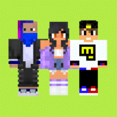 famous minecraft youtubers skins